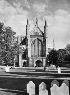 the exterior of Winchester Cathedral