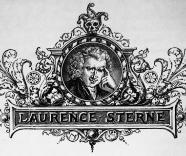 Engraved portrait of Laurence Sterne