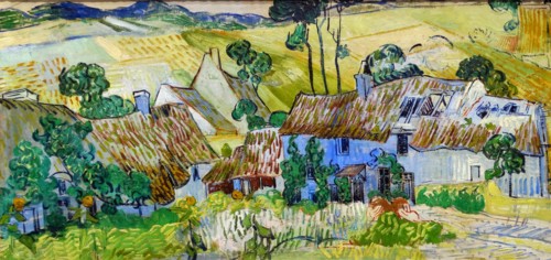 Farms near Auvers' by Vincent van Gogh