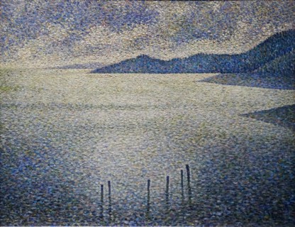 Coastal Scene' by Théo van Rysselberghe