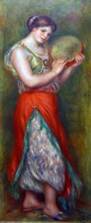 Dancing Girl with Tambourine by Pierre-Aguste Renoir