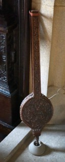 Jacobean wooden fire bellow