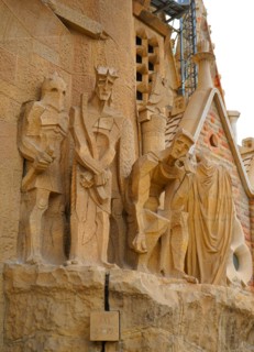 Exterior of the Basílica i Temple Expiatori de la Sagrada Família
