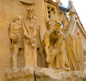 Exterior of the Basílica i Temple Expiatori de la Sagrada Família