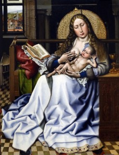 The Virgin and Child before a Firescreen'