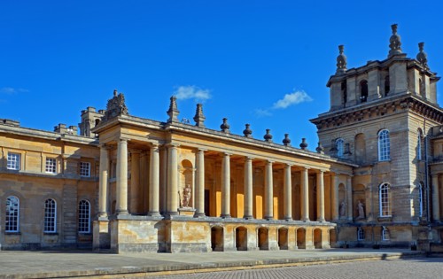 Detail from the exterior of Blenheim Palace