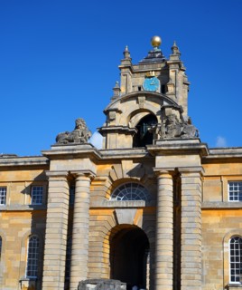 Detail from the exterior of Blenheim Palace