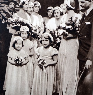 Wedding day of Lady May Cambridge and Captain Henry Abel Smith