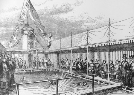 Stockholm's swimming and siminrättning