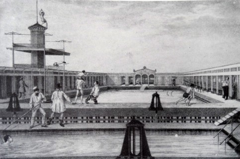 Stockholm's swimming and siminrättning