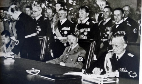 Adolf Hitler and other members of the Reich Cabinet