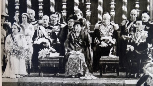 Queen Wilhelmina of the Netherlands during her 40th anniversary of being regent