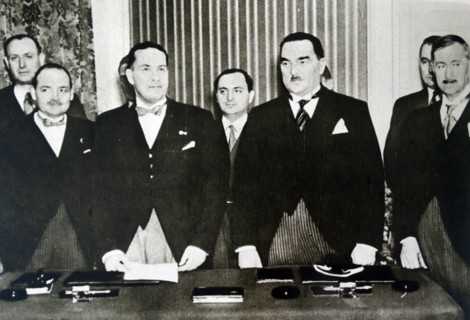 Galeazzo Ciano and Milan Stojadinovic