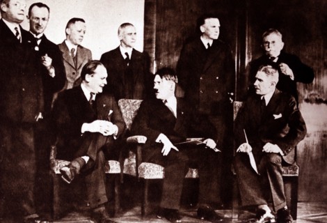 Adolf Hitler and other members of the Reich Cabinet