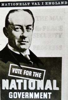 World War Two propaganda poster for the National Government