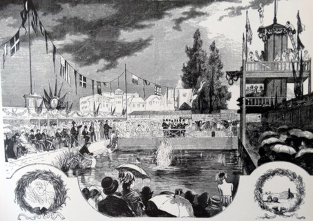 Stockholm's swimming and siminrättning