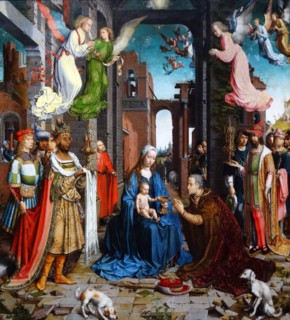 The Adoration of the Kings' by Jan Gossaert