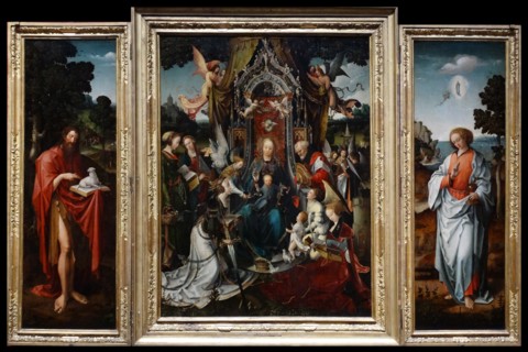 The Virgin and Child Enthroned