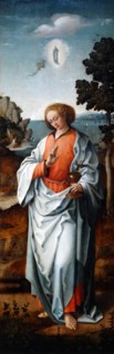 Detail from the 'The Virgin and Child Enthroned