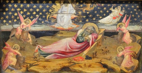 The ascension of St. john the evangelist with Saints