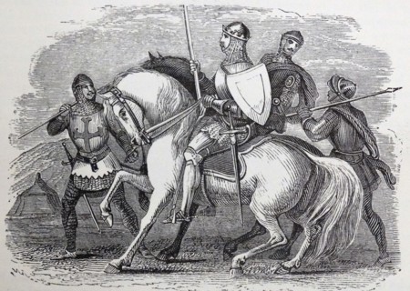 A 14th Century knight during the Hundred Years' War