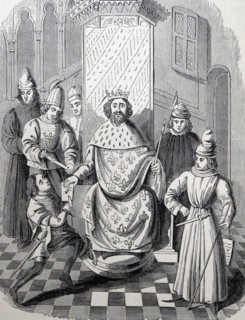 Engraved portrait of Edward