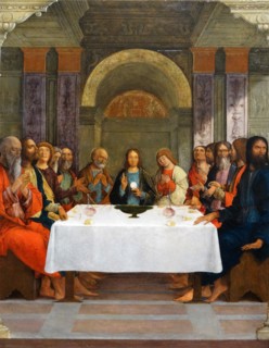 The Institution of the Eucharist' by Ercole de' Roberti