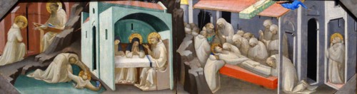 Detail from the 'Incidents in the Life and Death of Saint Benedict' by Lorenzo Monaco