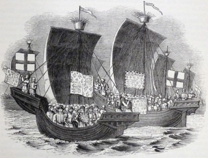 Engraving depicting Henry Stafford