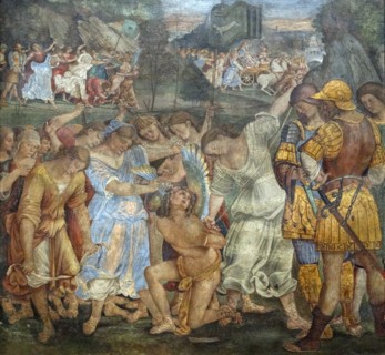 The Triumph of Chastity: Love Disarmed and Bound' by Luca Signorelli