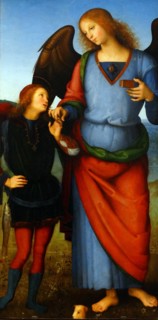 Detail from the 'The Virgin and Child with an Angel