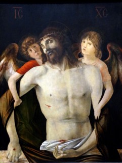The Dead Christ supported by Angels' by Giovanni Bellini