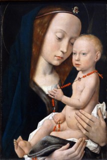 Virgin and the Child' by a follower of  Hugo van der Goes