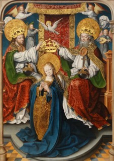The Coronation of the Virgin' by Jan Baegert