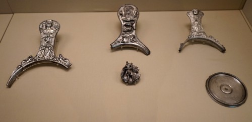 Objects from the Roman silver hoard known as the Capheaton treasure