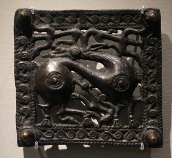 Bronze belt buckle from the Parthian period