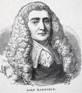 Engraved portrait of William Murray