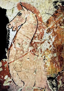 Egyptian tomb wall painting