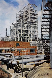 Feed Preparation Unit at the vast petroleum refinery at Stanlow