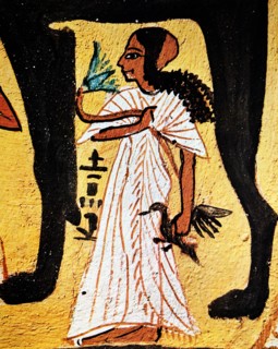 Egyptian tomb wall painting
