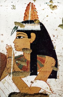 Egyptian tomb wall painting
