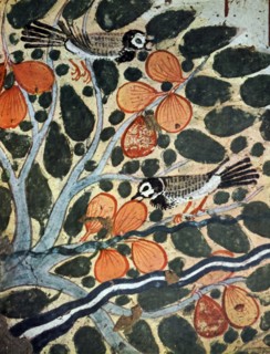Egyptian tomb wall painting