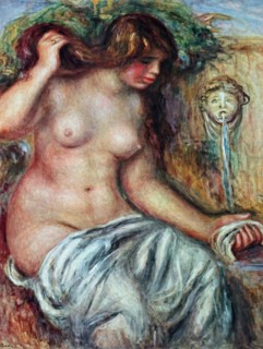 Woman at the Fountain' by Pierre-Auguste Renoir