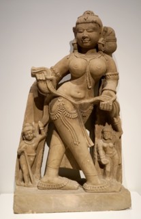 Sandstone statue of an Apsara