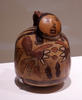 Ceramic bridge and spout vessel
