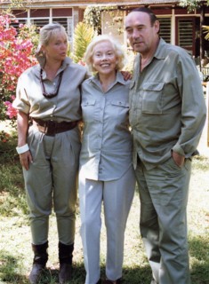 Desmond Morris with Sarah Kennedy and Michaela Deni