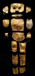 Gold foil pieces