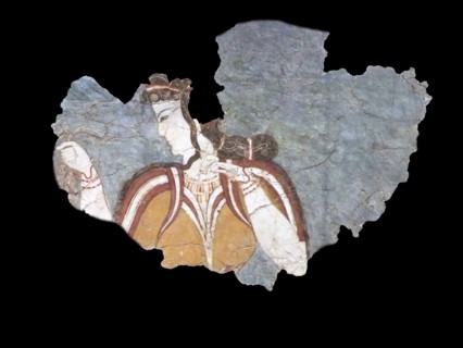 Wall paintings form the Acropolis of Mycenae