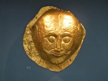 Gold death-masks, Mycenae