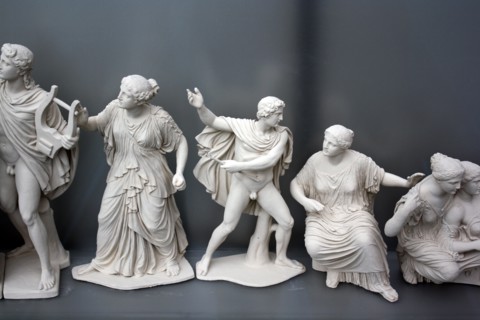 Reconstruction of the east pediment of the Parthenon